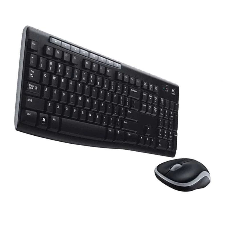 Logitech MK270 Wireless Keyboard & Mouse Set – Full-size, 2.4G (NO USB RECEIVER), Open Box